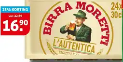 Hoogvliet Birra Moretti aanbieding