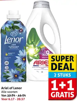 Hoogvliet Ariel of Lenor aanbieding