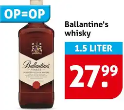 Hoogvliet Ballantine's whisky aanbieding
