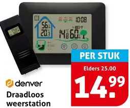 Hoogvliet Denver Draadloos weerstation aanbieding