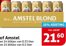 Hoogvliet Amstel blond aanbieding