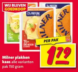Nettorama Milner plakken kaas aanbieding