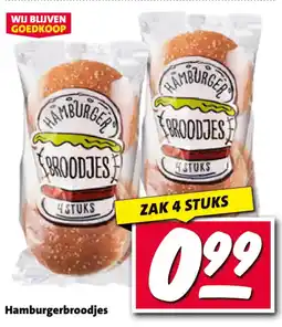Nettorama Hamburgerbroodjes aanbieding