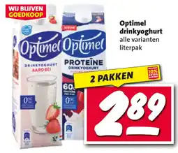 Nettorama Optimel drinkyoghurt aanbieding