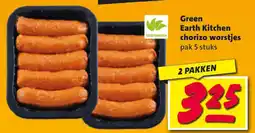 Nettorama Green Earth Kitchen Chorizo Worstjes aanbieding
