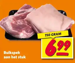 Nettorama Buikspek aan het stuk aanbieding