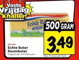 Vomar Voordeelmarkt Echte Boter Roomboter aanbieding