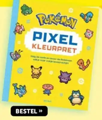Pokemon pixel kleurplaat