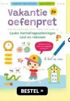 Boekenvoordeel Vakantie oefenpret aanbieding