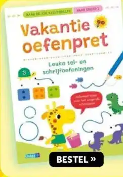 Boekenvoordeel Vakantie oefenpret aanbieding
