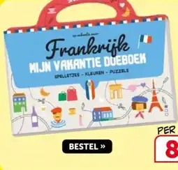 Boekenvoordeel Mijn vakantie dueboek aanbieding