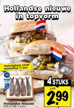 Vomar Voordeelmarkt Hollandse Nieuwe aanbieding
