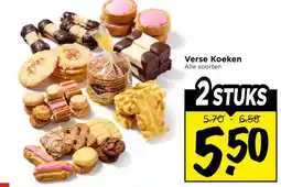 Vomar Voordeelmarkt Verse Koeken Alle soorten aanbieding