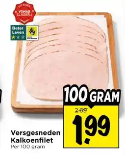 Vomar Voordeelmarkt Versgesneden Kalkoenfilet aanbieding