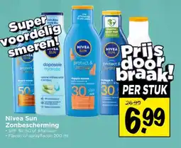 Vomar Voordeelmarkt Nivea Sun Zonbescherming aanbieding