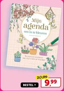Boekenvoordeel Mijn agenda om in te kleuren aanbieding