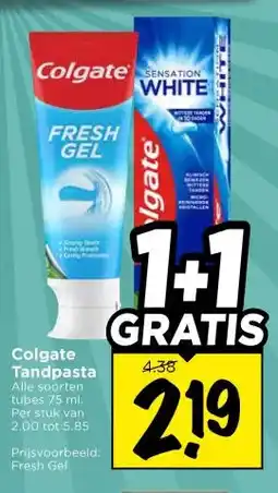 Vomar Voordeelmarkt Colgate Tandpasta aanbieding
