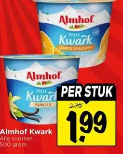 Vomar Voordeelmarkt Almhof Kwark aanbieding