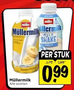 Vomar Voordeelmarkt Müllermilk Alle soorten aanbieding