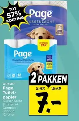 Vomar Voordeelmarkt Page Toilet- papier aanbieding