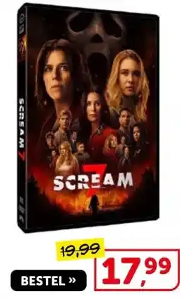 Boekenvoordeel Scream 7 DVD aanbieding