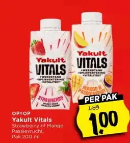 Vomar Voordeelmarkt Yakult Vitals aanbieding