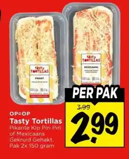 Vomar Voordeelmarkt Tasty Tortillas Pikante aanbieding