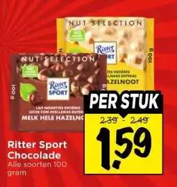 Vomar Voordeelmarkt Ritter Sport Chocolade aanbieding
