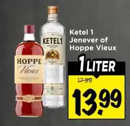 Vomar Voordeelmarkt Ketel 1 KETEL1 Jenever of Hoppe Vieux aanbieding