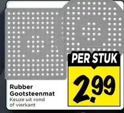 Vomar Voordeelmarkt Rubber Gootsteenmat aanbieding