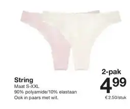 Zeeman String aanbieding