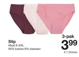 Zeeman Slip aanbieding