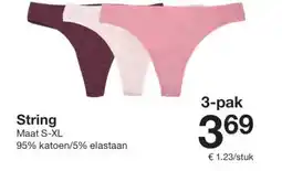 Zeeman String aanbieding