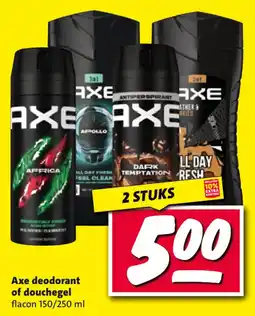 Nettorama Axe deodorant of douchegel flacon aanbieding