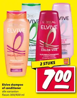 Nettorama Elvive shampoo of conditioner aanbieding