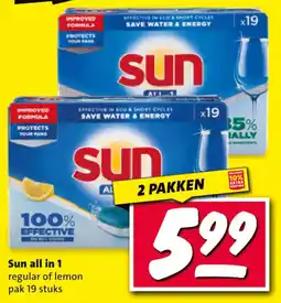 Nettorama Sun all in 1 regular of lemon aanbieding