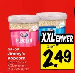 Vomar Voordeelmarkt Jimmy's Popcorn aanbieding