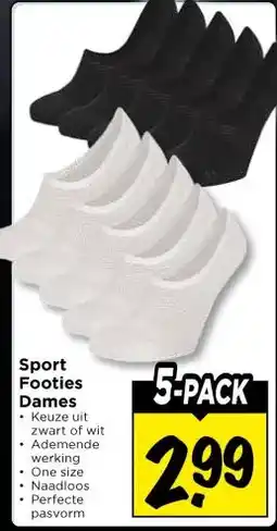 Vomar Voordeelmarkt Sport Footies Dames • aanbieding