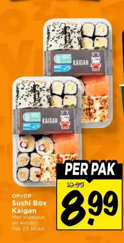 Vomar Voordeelmarkt Sushi Box Kaigan aanbieding