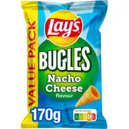 Jumbo Lay's Bugles Nacho Cheese Chips 170g aanbieding