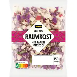 Jumbo Jumbo Aziatische Rauwkost met Paarse Spitskool 150 g aanbieding