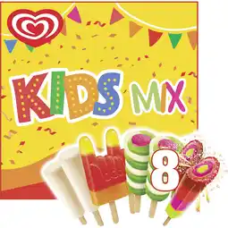 Jumbo Ola IJsjes Kids Mix 8 stuks 398 ml aanbieding