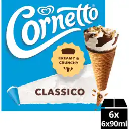 Jumbo Ola IJs Cornetto Classico 6 Stuks 6 x 90ml aanbieding