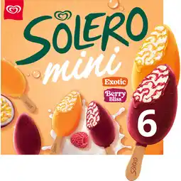 Jumbo Solero IJs Mini Exotic & Berry Bliss 6 x 50 ml aanbieding