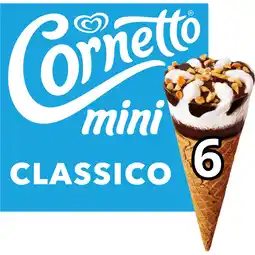 Jumbo Cornetto Ijshoorntje Mini Classico 6 x 60 ml aanbieding