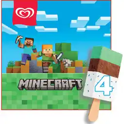 Jumbo Ola IJs Minecraft 4 x 75 ml aanbieding