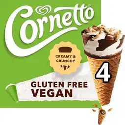 Jumbo Ola IJs Cornetto Vegan 4 stuks 4 x 90ml aanbieding
