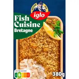 Jumbo Iglo Fish Cuisine Bretagne 380 g aanbieding