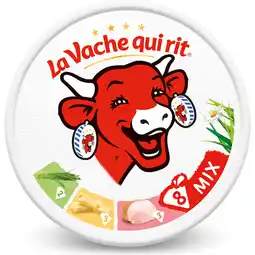 Jumbo La Vache Qui Rit Mix Smeltkaas/Smeerkaas 8 Stuks 120 g aanbieding