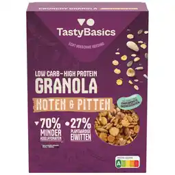 Jumbo TastyBasics Low Carb - High Protein Granola Noten aanbieding